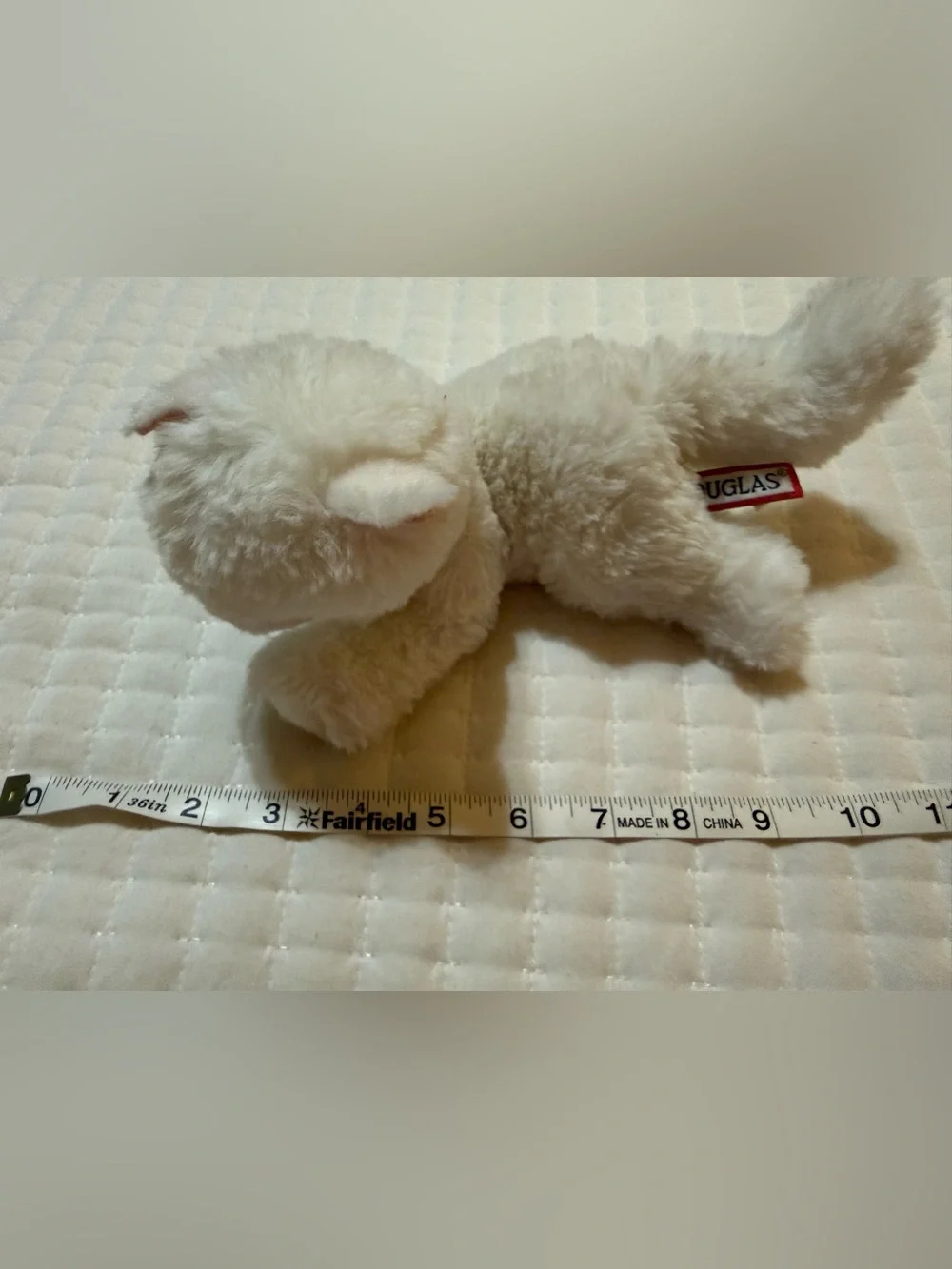Douglas Cuddle Toys Winnie white kitty cat (#15052)